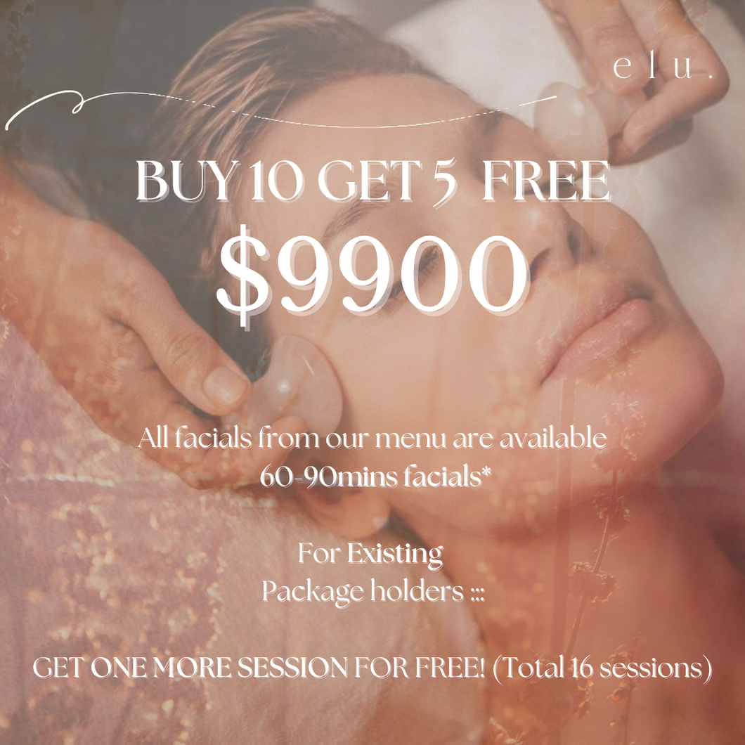 *11.11 | $9900 Facial Treatment BUY 10 GET 5 FREE*